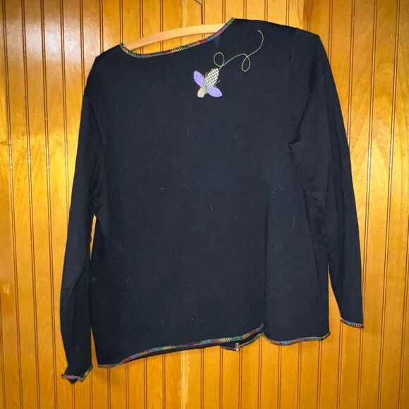 Blair Button front applique jacket sz medium - Picture 4 of 4